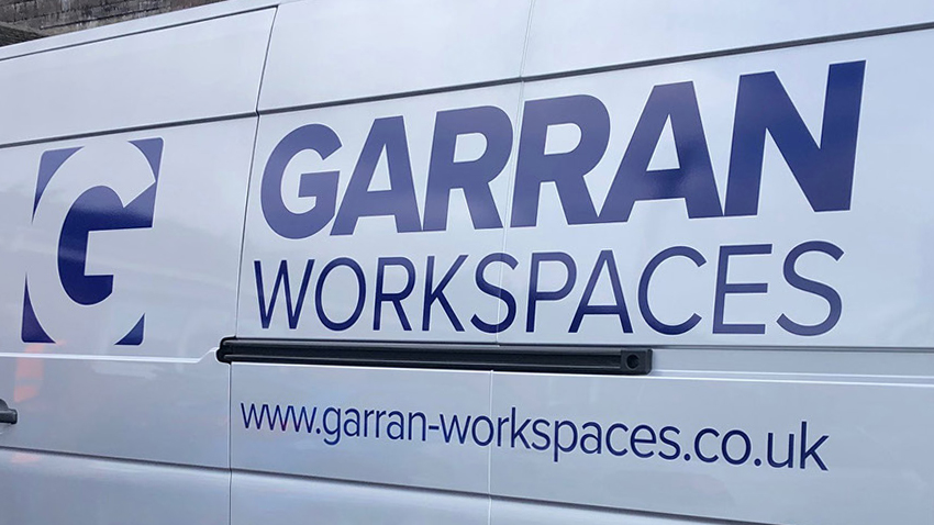 Garran Workspaces Van Graphic